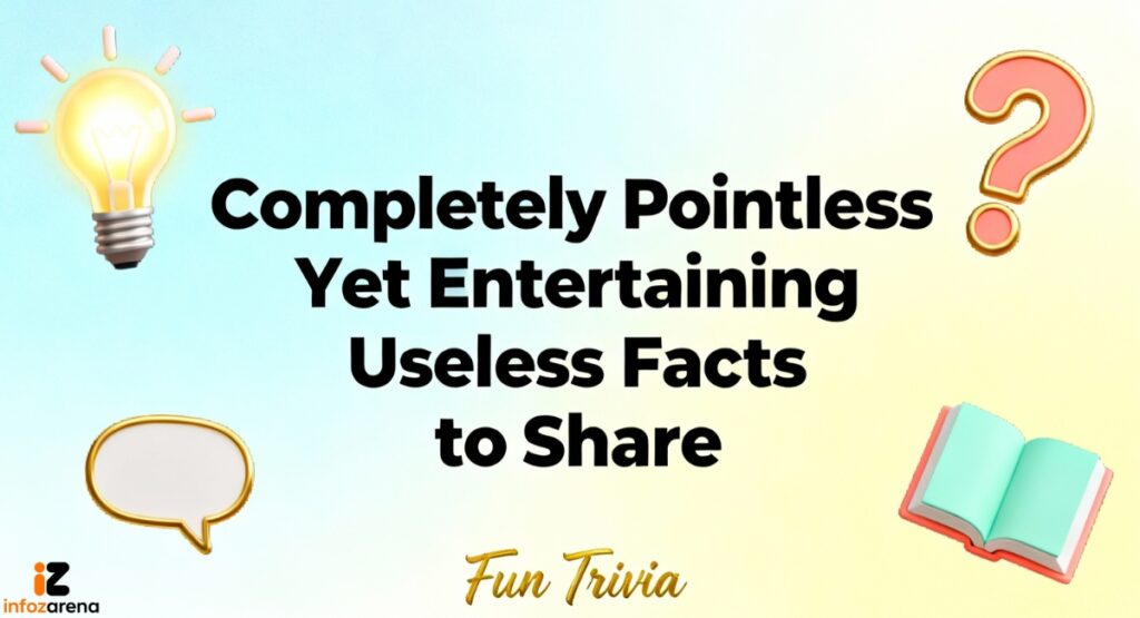 Completely Pointless Yet Entertaining Useless Facts to Share
