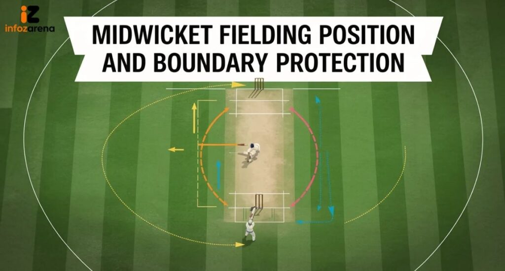 Midwicket Fielding Position and Boundary Protection